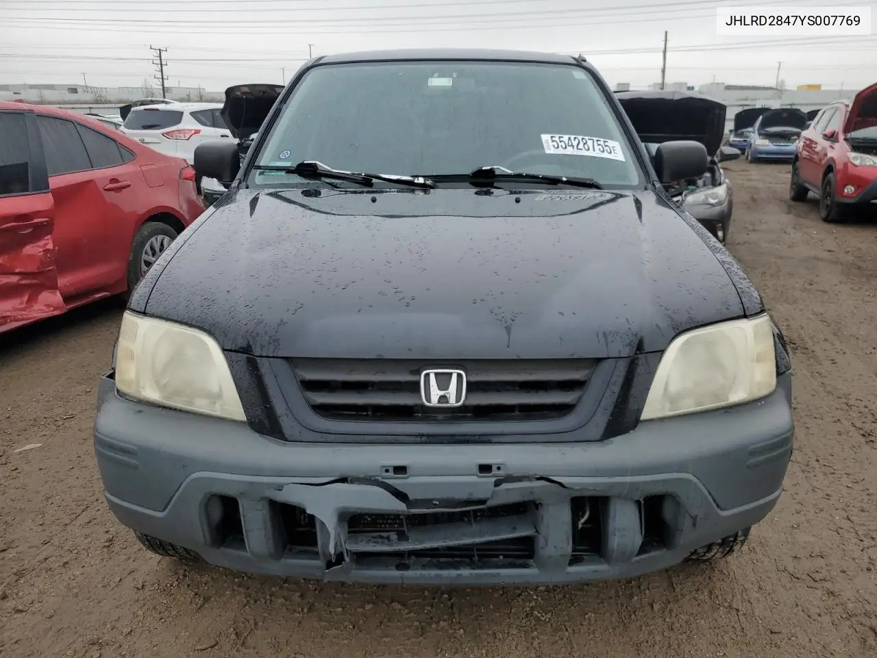 2000 Honda Cr-V Lx VIN: JHLRD2847YS007769 Lot: 55428755