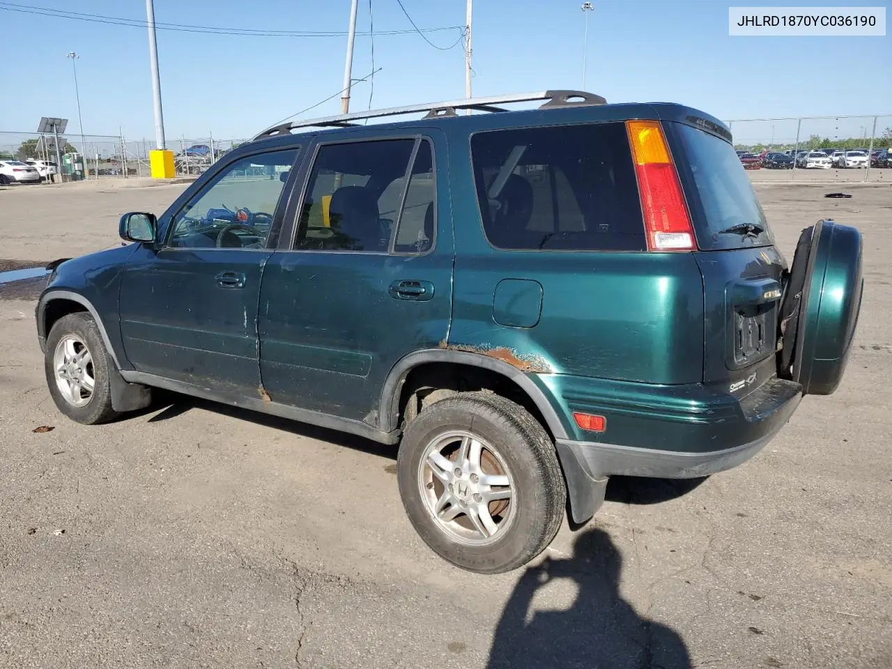 2000 Honda Cr-V Se VIN: JHLRD1870YC036190 Lot: 56020985