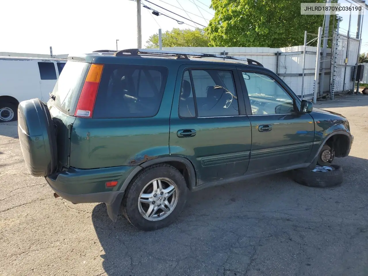 2000 Honda Cr-V Se VIN: JHLRD1870YC036190 Lot: 56020985