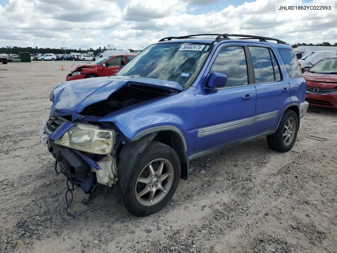 2000 Honda Cr-V Ex VIN: JHLRD1862YC022993 Lot: 56462475