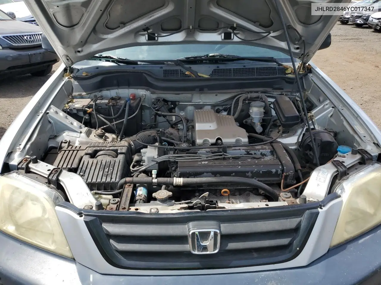 2000 Honda Cr-V Lx VIN: JHLRD2846YC017347 Lot: 57140835