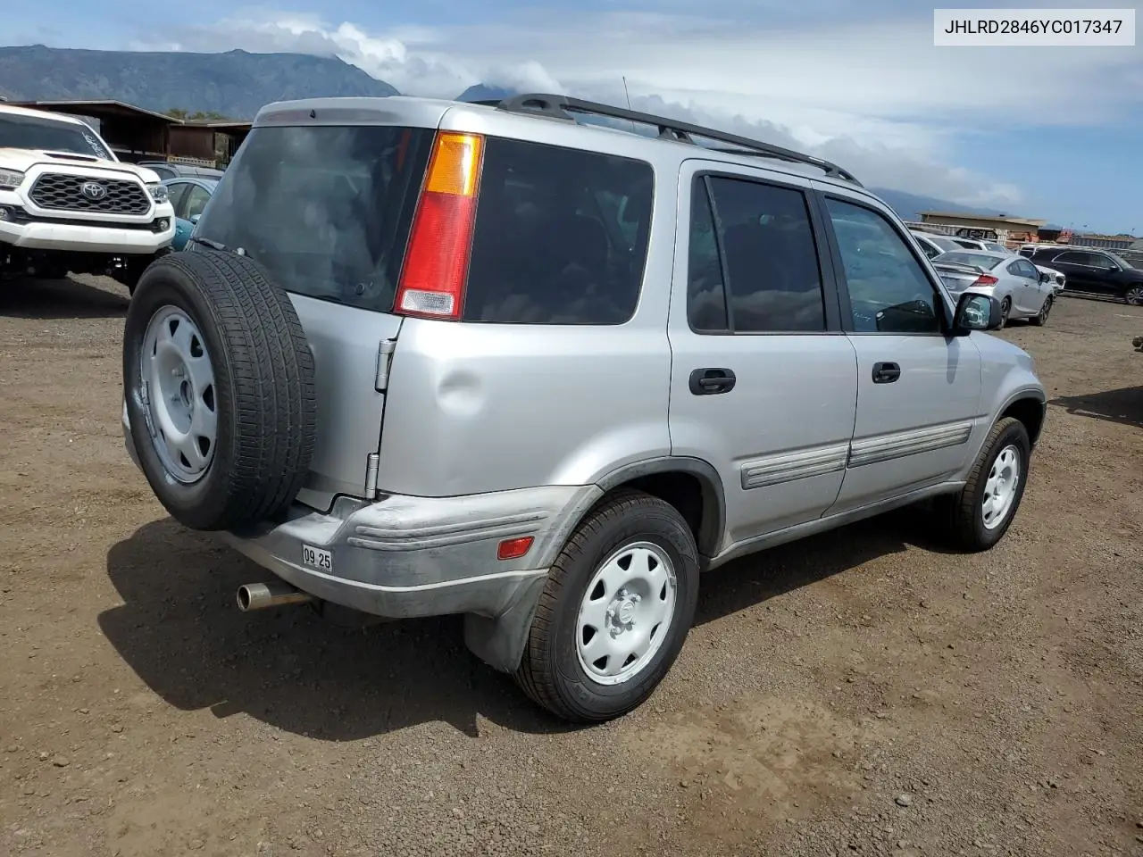 2000 Honda Cr-V Lx VIN: JHLRD2846YC017347 Lot: 57140835