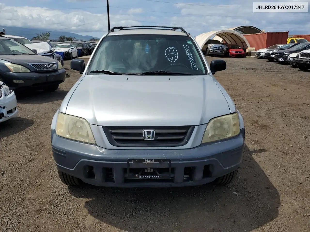 2000 Honda Cr-V Lx VIN: JHLRD2846YC017347 Lot: 57140835