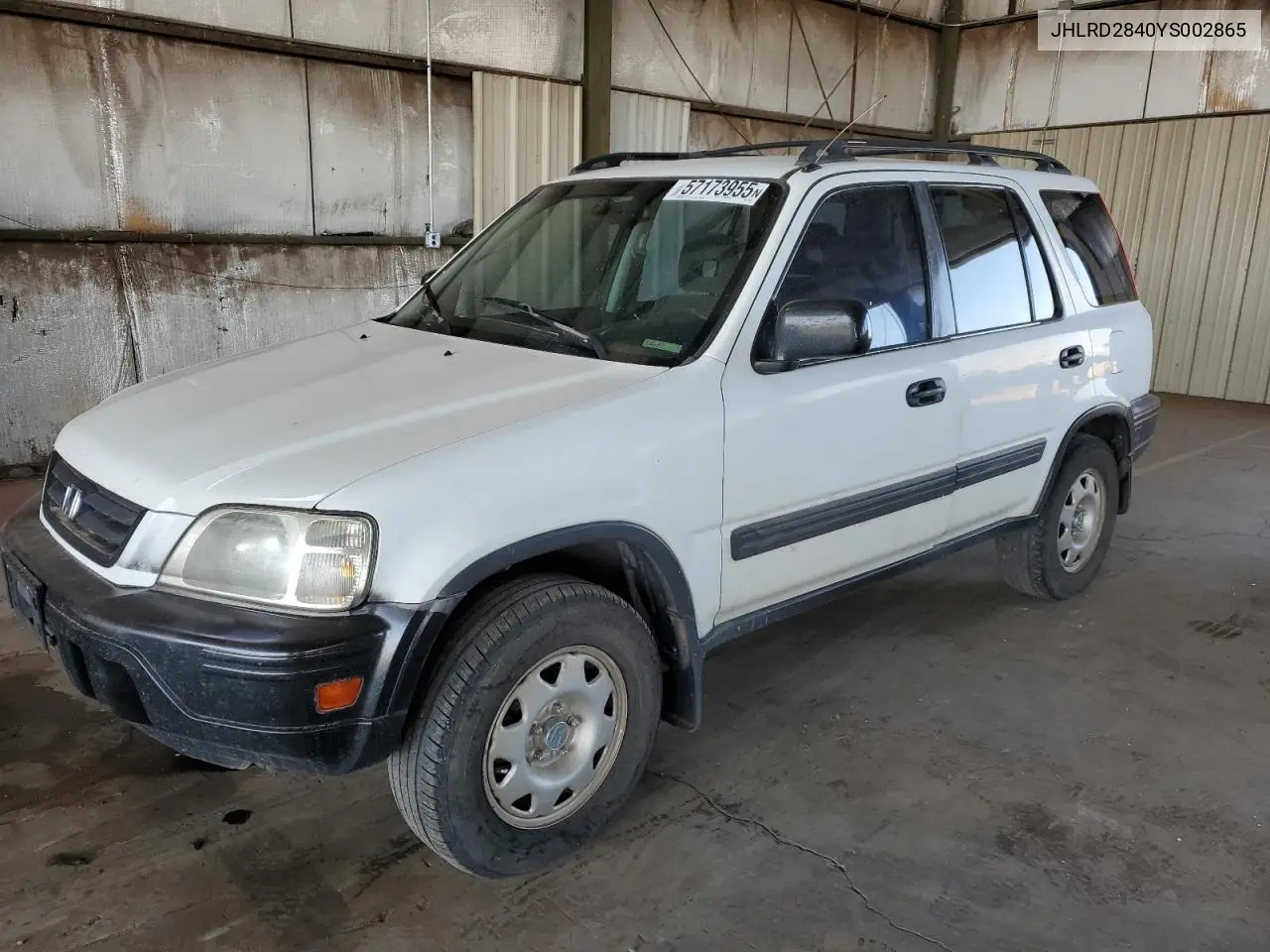 2000 Honda Cr-V Lx VIN: JHLRD2840YS002865 Lot: 57173955