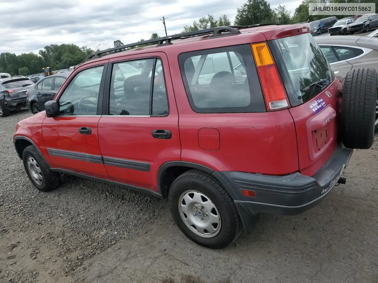2000 Honda Cr-V Lx VIN: JHLRD1849YC015862 Lot: 59297405