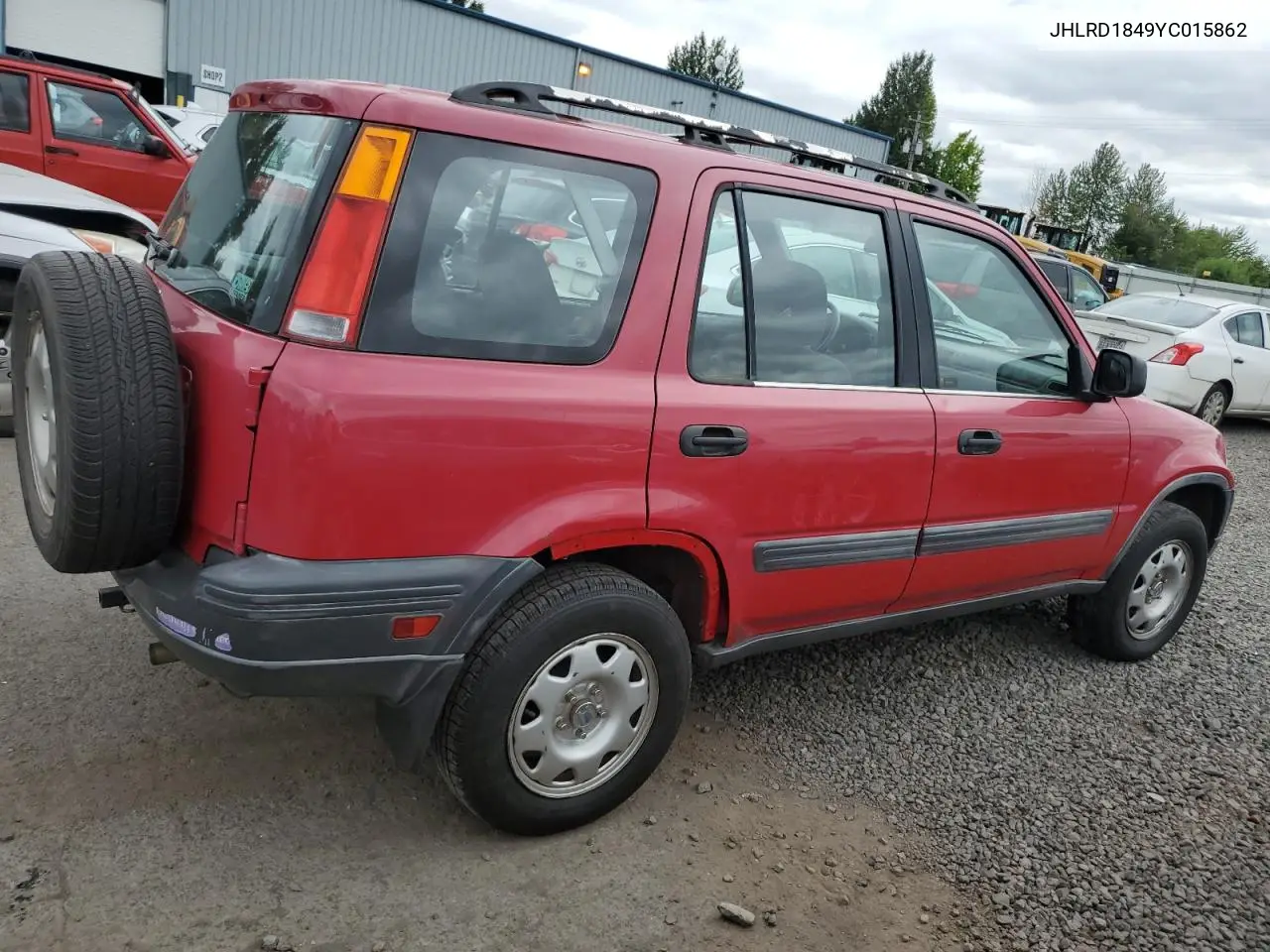 2000 Honda Cr-V Lx VIN: JHLRD1849YC015862 Lot: 59297405