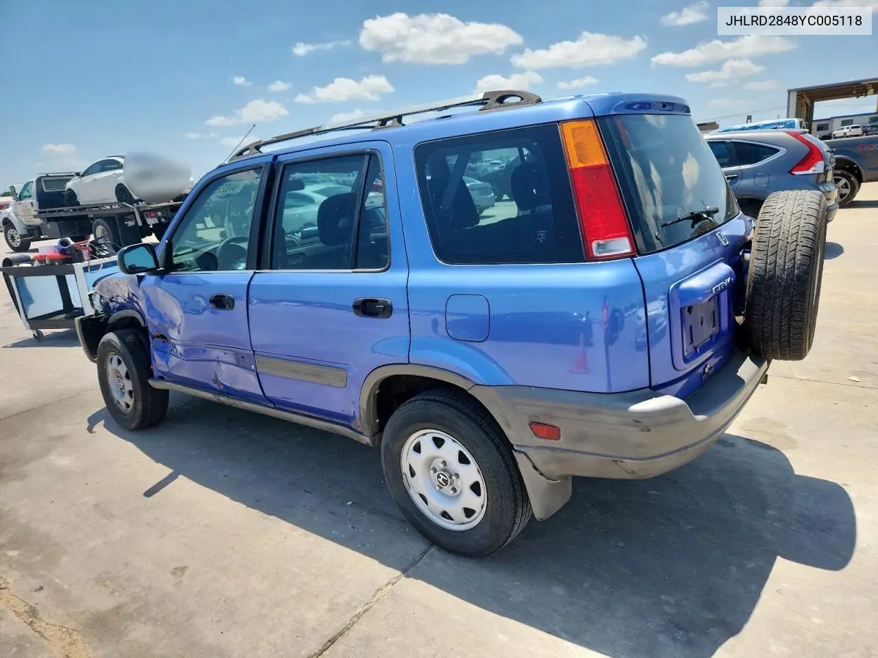 2000 Honda Cr-V Lx VIN: JHLRD2848YC005118 Lot: 60927935