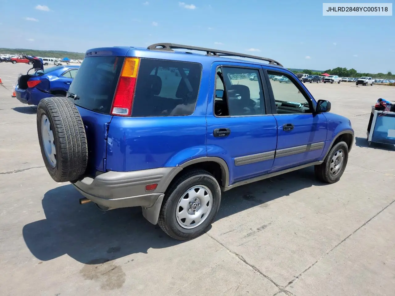 2000 Honda Cr-V Lx VIN: JHLRD2848YC005118 Lot: 60927935