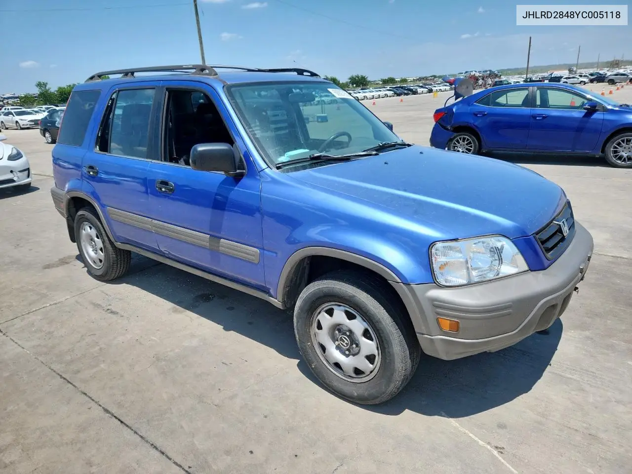 2000 Honda Cr-V Lx VIN: JHLRD2848YC005118 Lot: 60927935