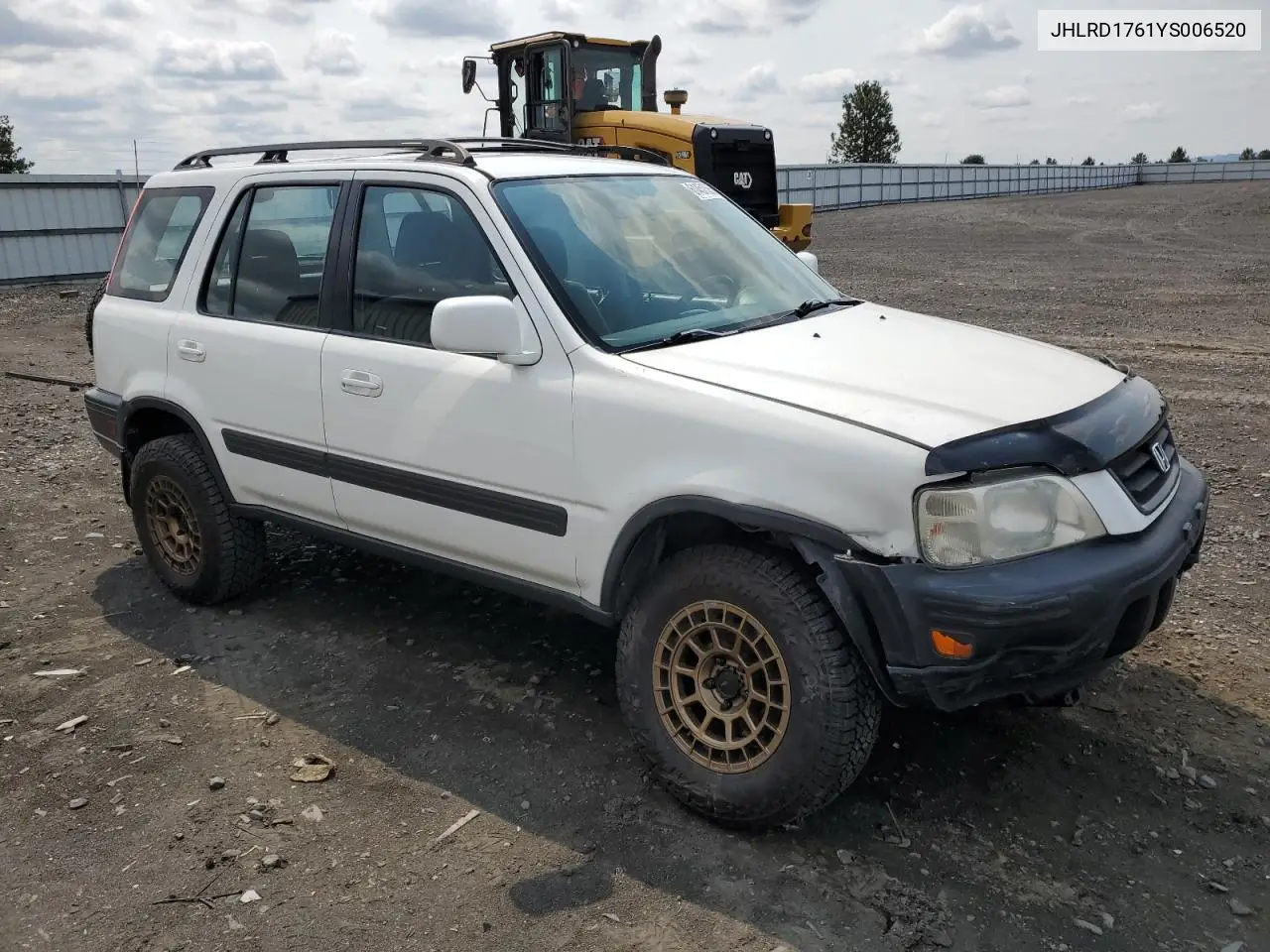 2000 Honda Cr-V Ex VIN: JHLRD1761YS006520 Lot: 61451565