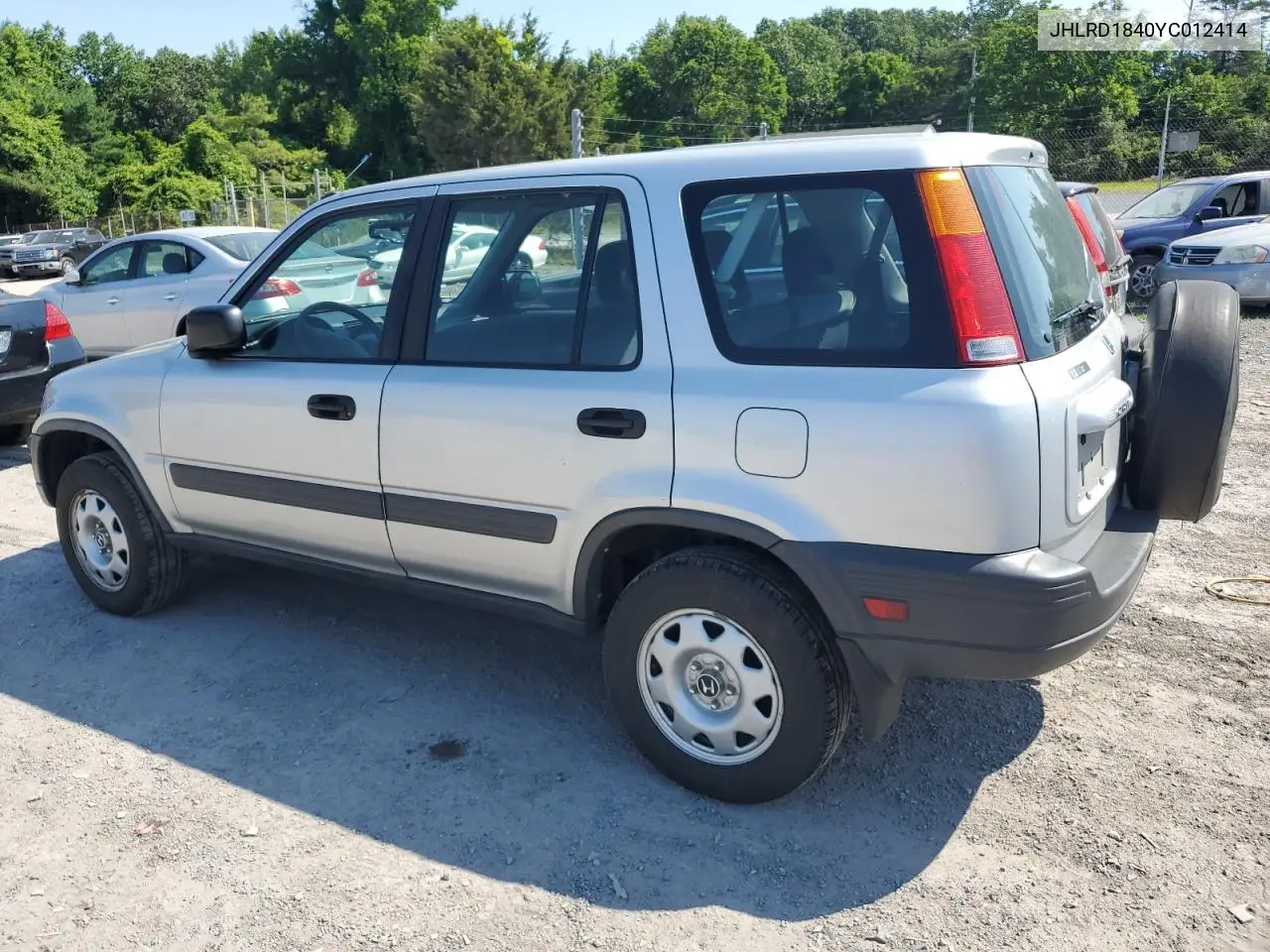 2000 Honda Cr-V Lx VIN: JHLRD1840YC012414 Lot: 62025105