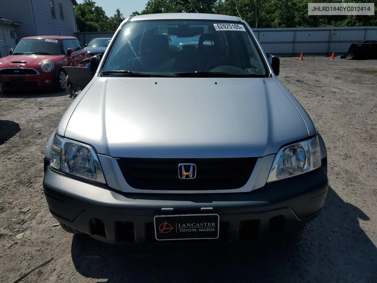 2000 Honda Cr-V Lx VIN: JHLRD1840YC012414 Lot: 62025105