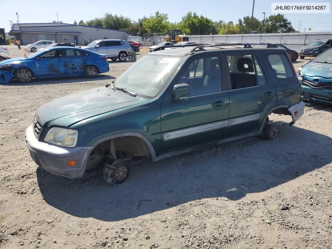 2000 Honda Cr-V Ex VIN: JHLRD1766YS014287 Lot: 62372875