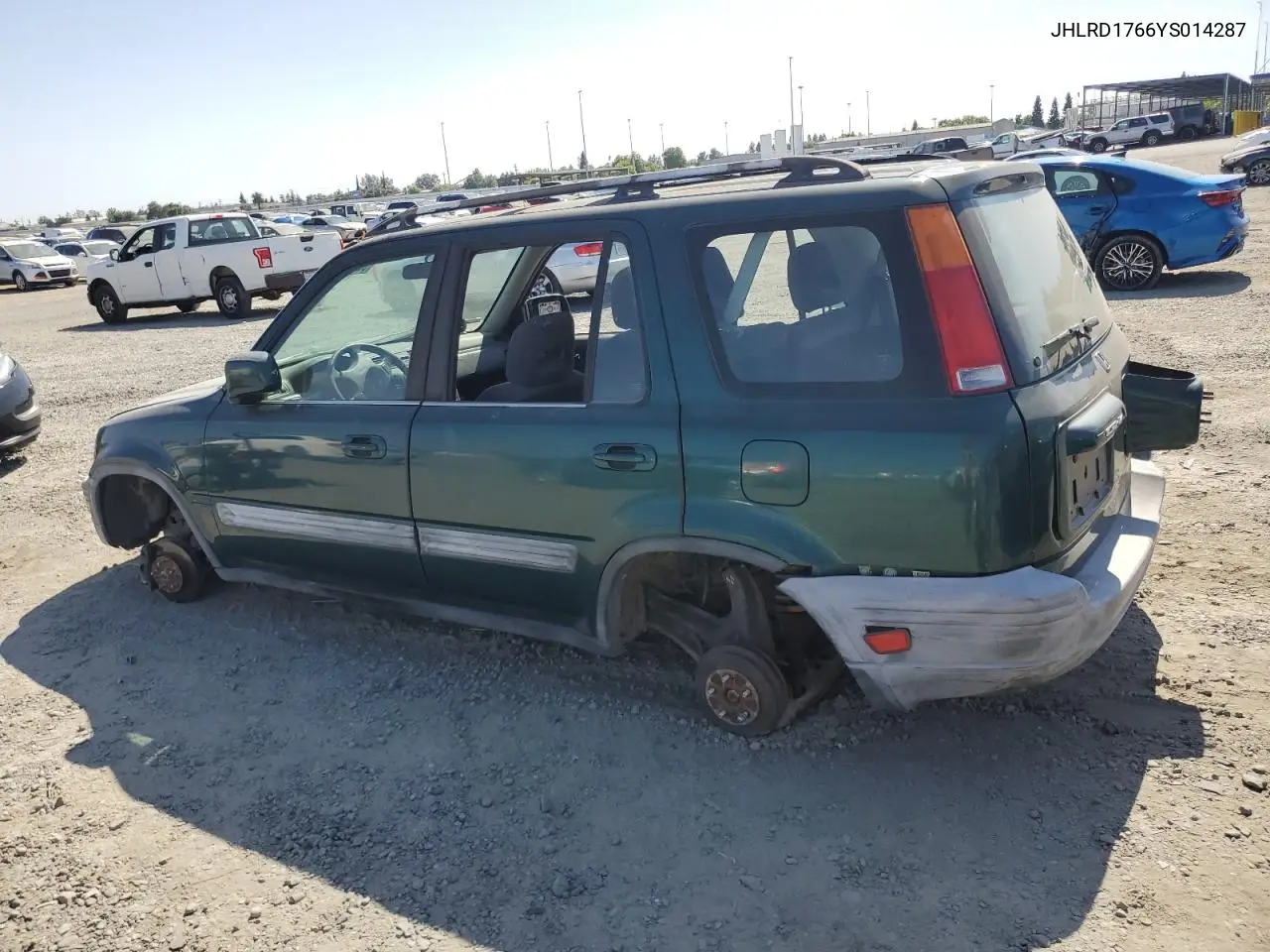 2000 Honda Cr-V Ex VIN: JHLRD1766YS014287 Lot: 62372875