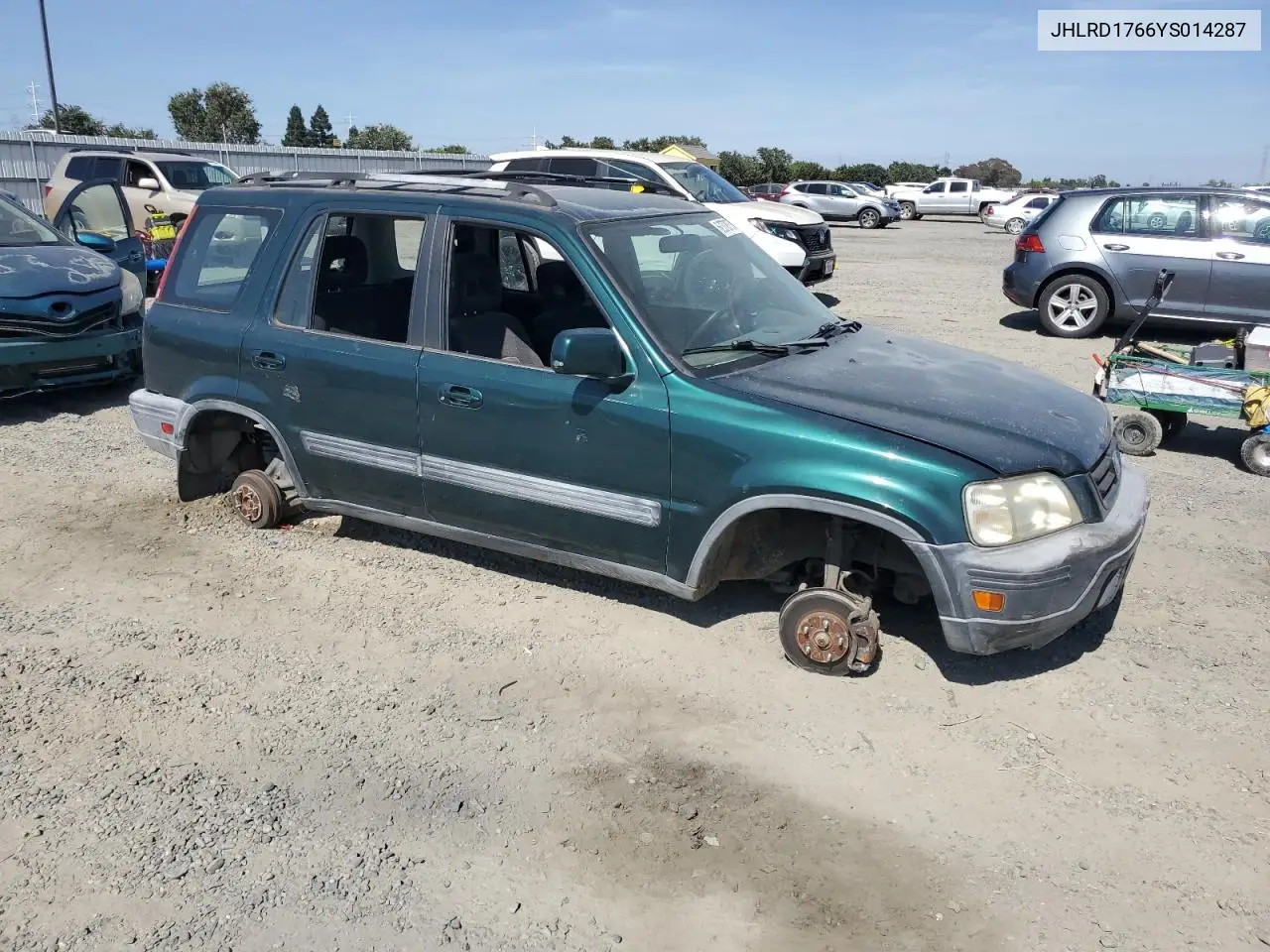 2000 Honda Cr-V Ex VIN: JHLRD1766YS014287 Lot: 62372875