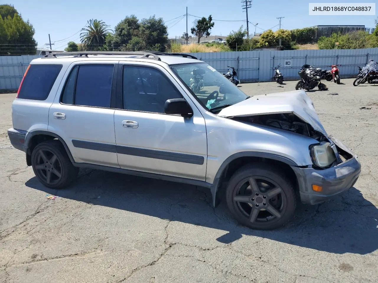 2000 Honda Cr-V Ex VIN: JHLRD1868YC048837 Lot: 62791405