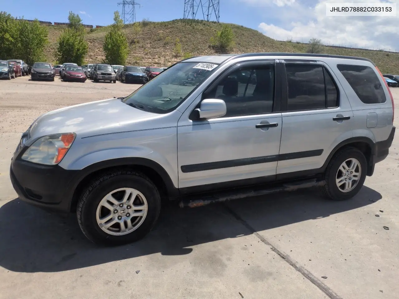 2002 Honda Cr-V Ex VIN: JHLRD78882C033153 Lot: 57182905