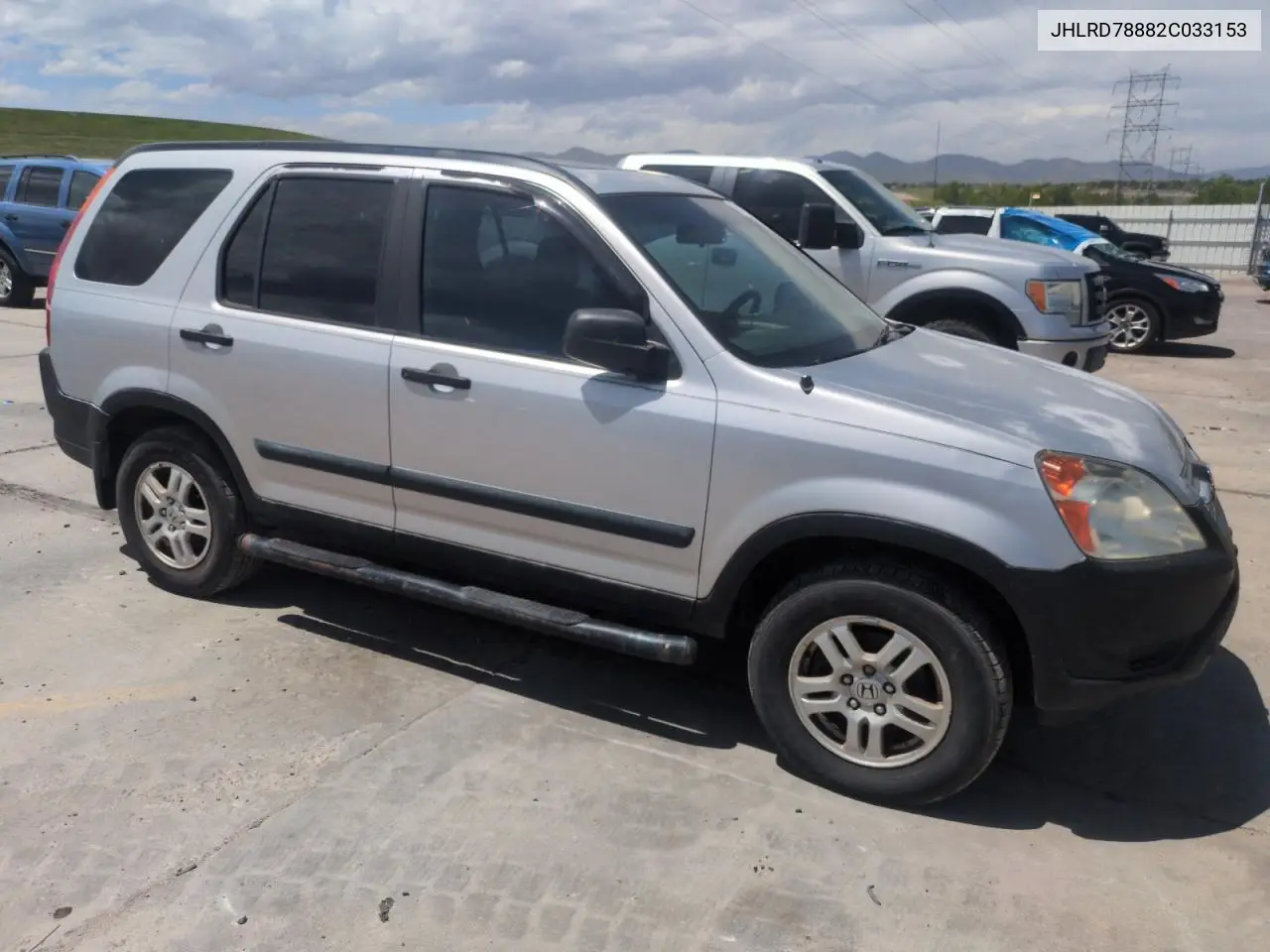 2002 Honda Cr-V Ex VIN: JHLRD78882C033153 Lot: 57182905