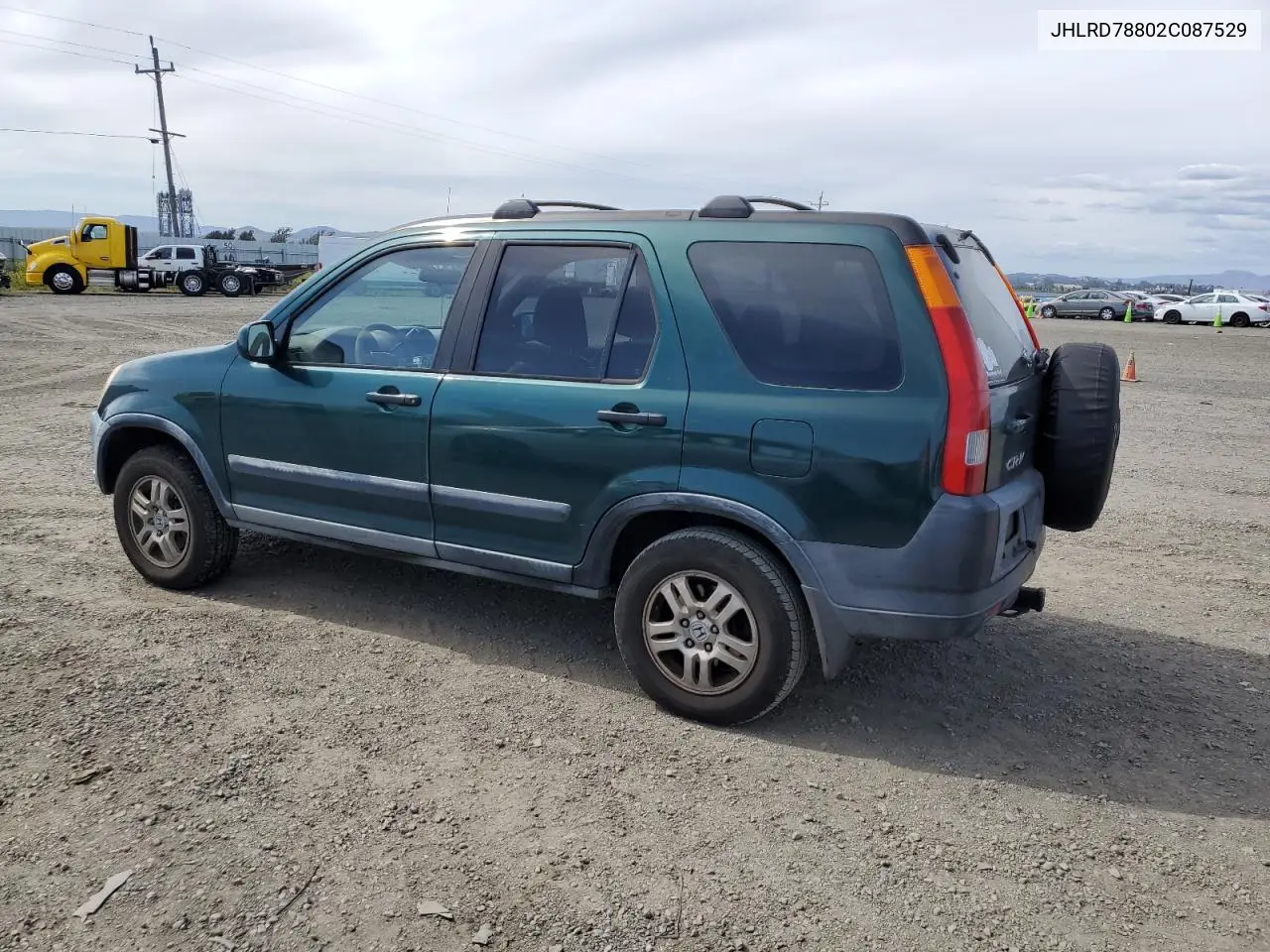 2002 Honda Cr-V Ex VIN: JHLRD78802C087529 Lot: 57188395