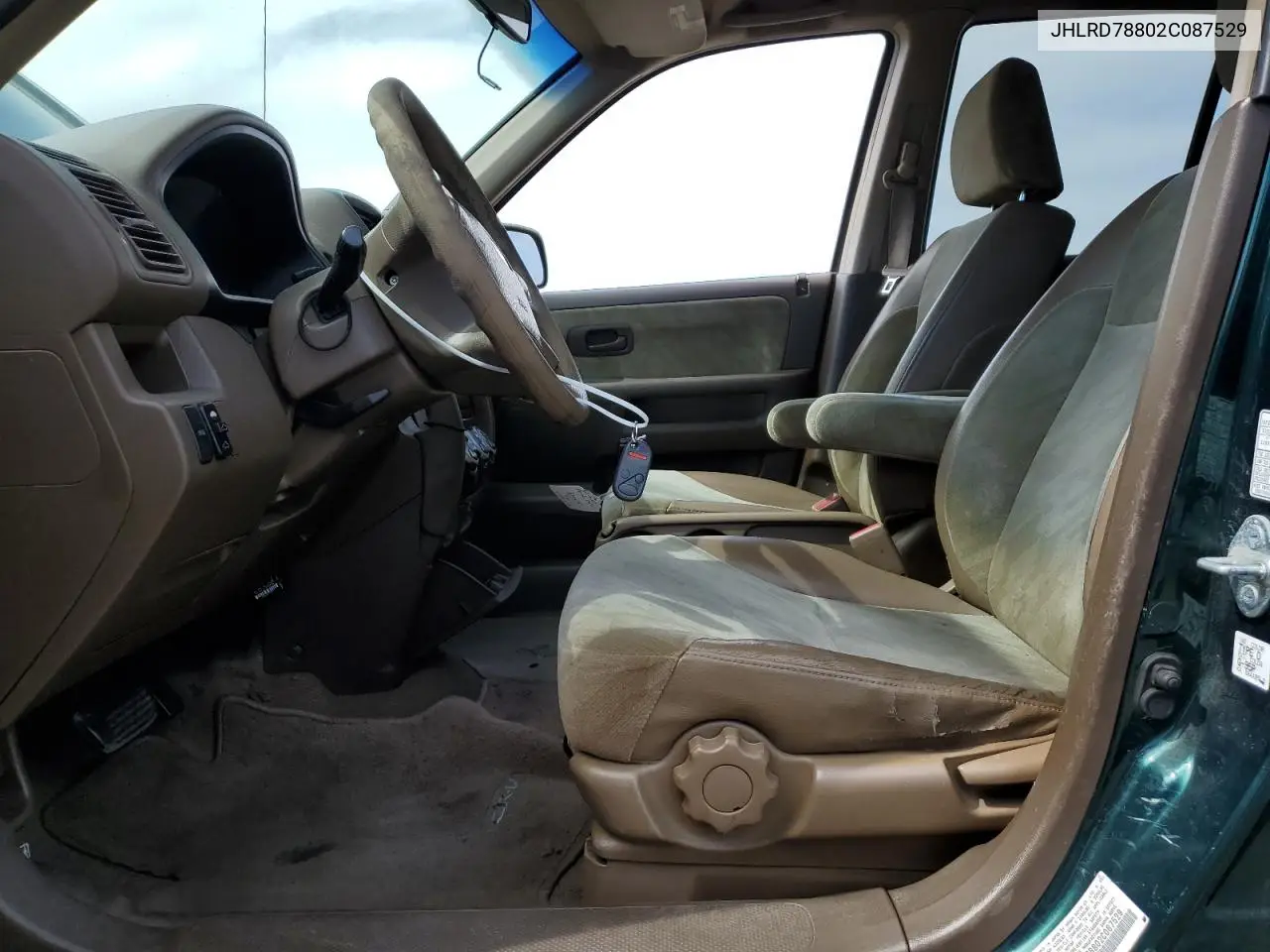 2002 Honda Cr-V Ex VIN: JHLRD78802C087529 Lot: 57188395