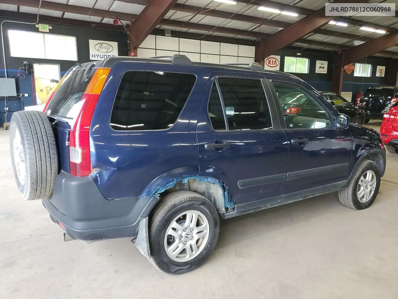 2002 Honda Cr-V Ex VIN: JHLRD78812C060968 Lot: 57203365