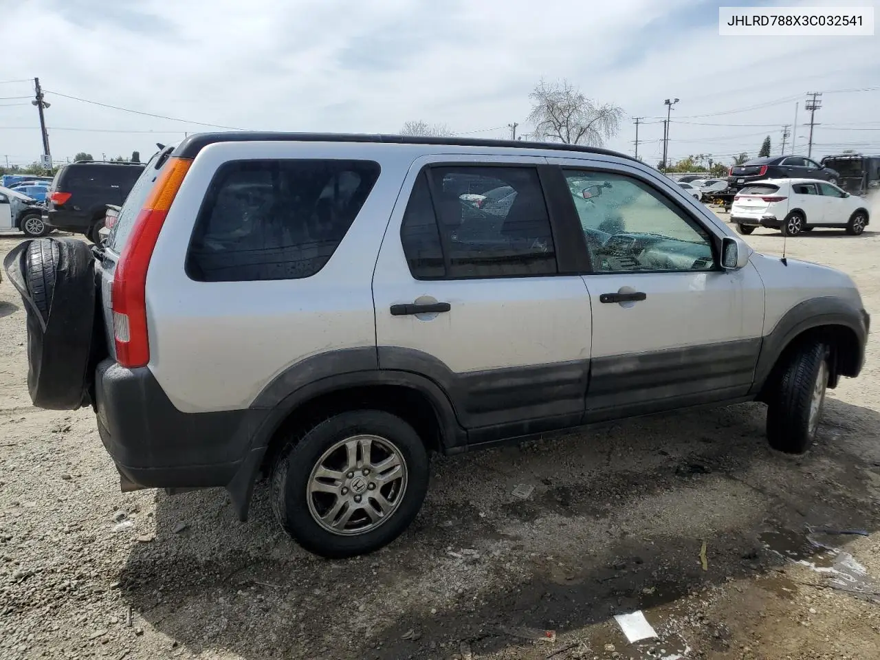 2003 Honda Cr-V Ex VIN: JHLRD788X3C032541 Lot: 53337495