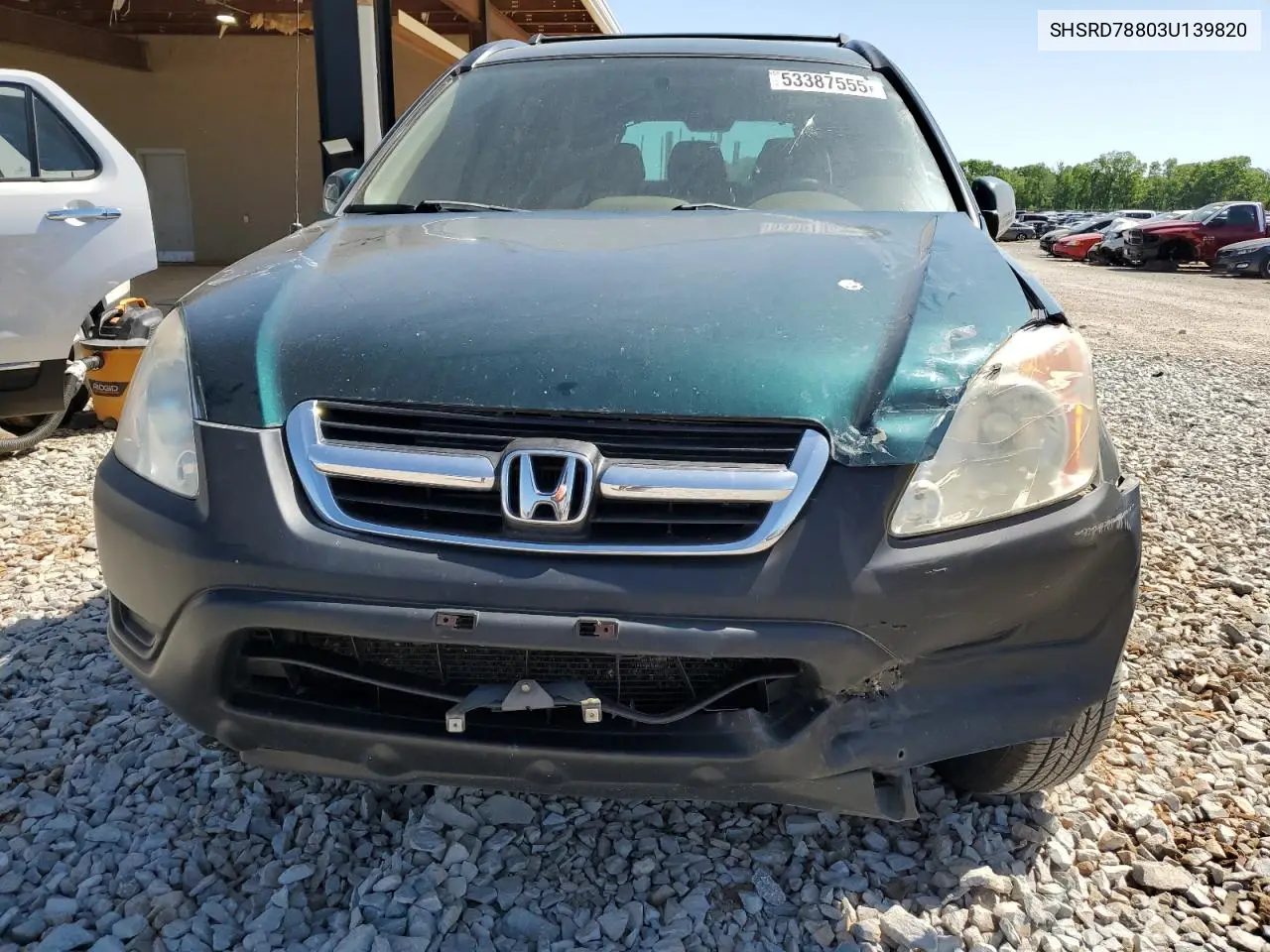 2003 Honda Cr-V Ex VIN: SHSRD78803U139820 Lot: 53387555