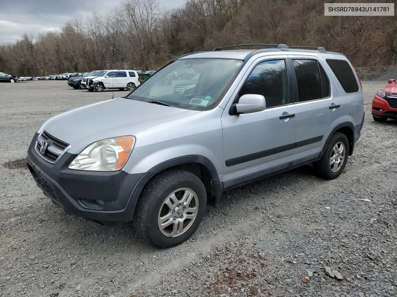 2003 Honda Cr-V Ex VIN: SHSRD78843U141781 Lot: 53464645