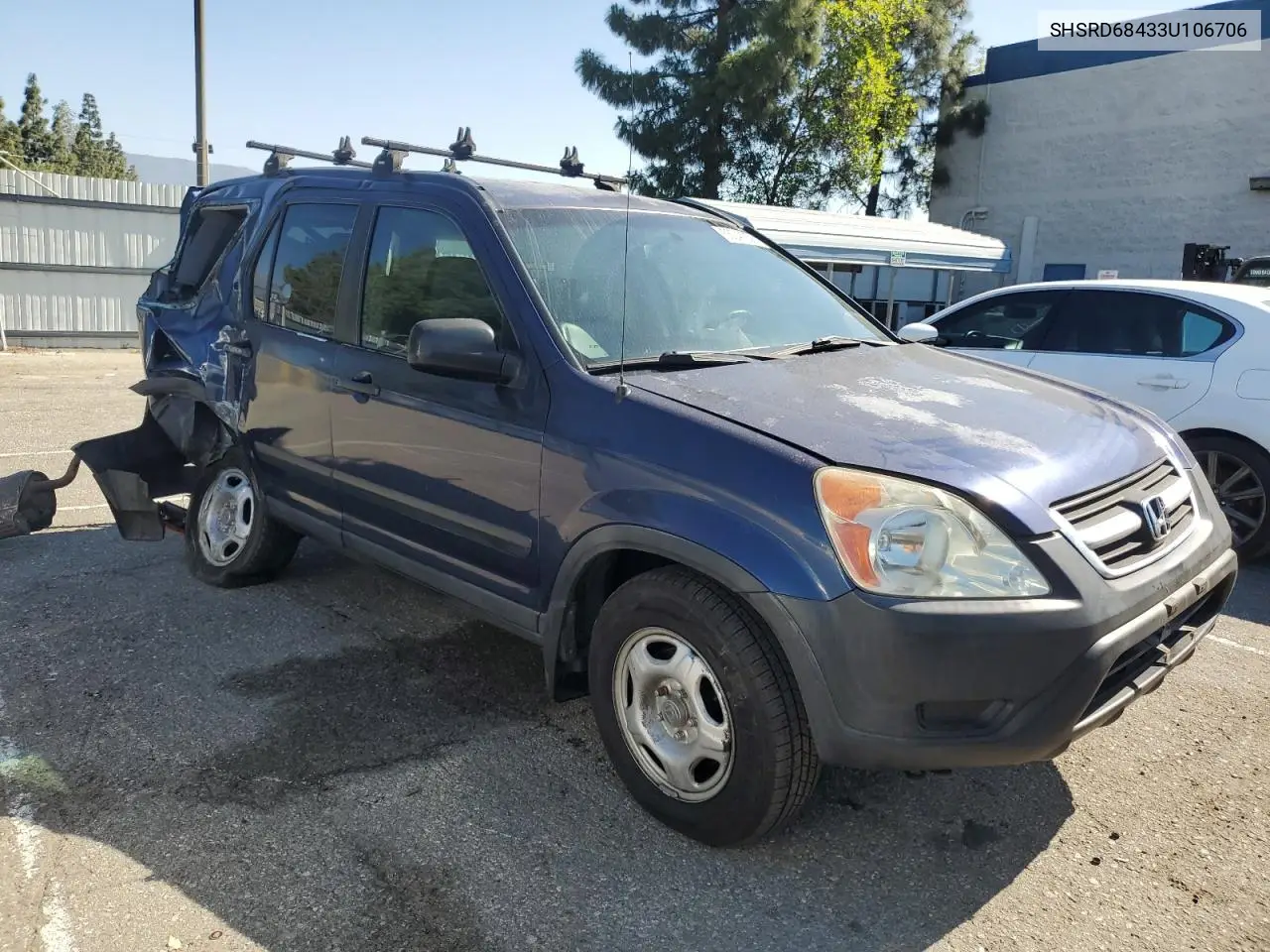 2003 Honda Cr-V Lx VIN: SHSRD68433U106706 Lot: 56247855