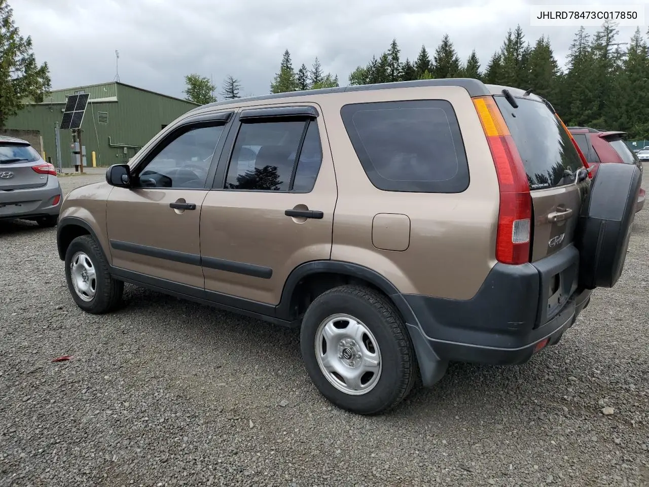 2003 Honda Cr-V Lx VIN: JHLRD78473C017850 Lot: 56507145