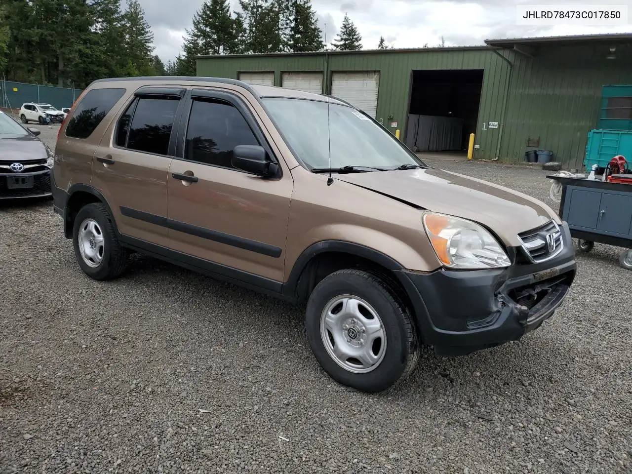 2003 Honda Cr-V Lx VIN: JHLRD78473C017850 Lot: 56507145
