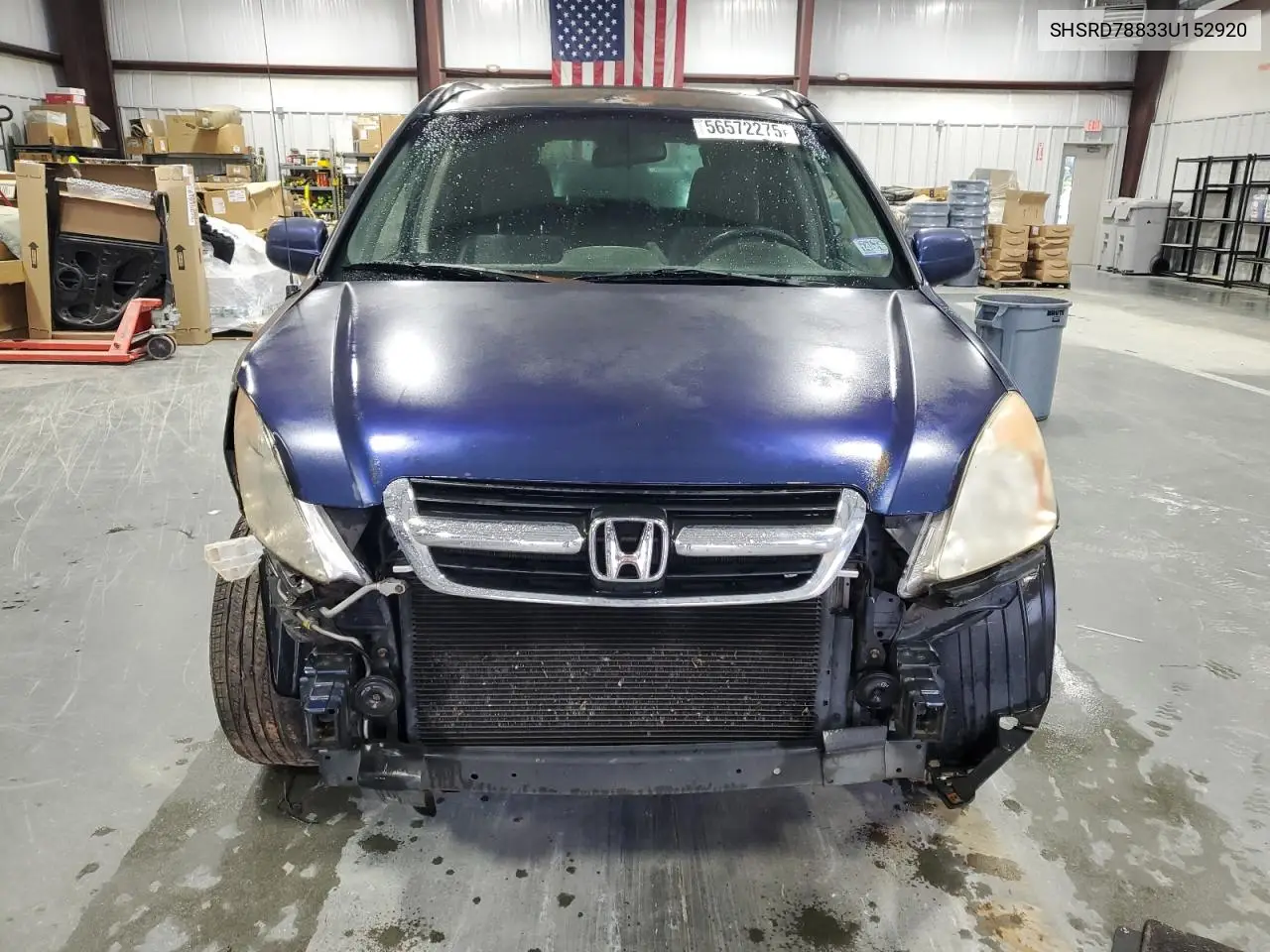 2003 Honda Cr-V Ex VIN: SHSRD78833U152920 Lot: 56572275