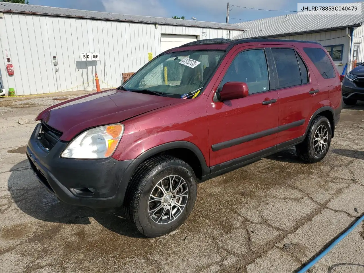2003 Honda Cr-V Ex VIN: JHLRD78853C040479 Lot: 61723725