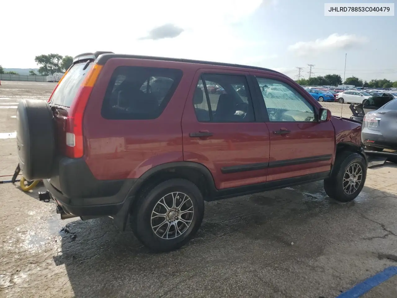 2003 Honda Cr-V Ex VIN: JHLRD78853C040479 Lot: 61723725
