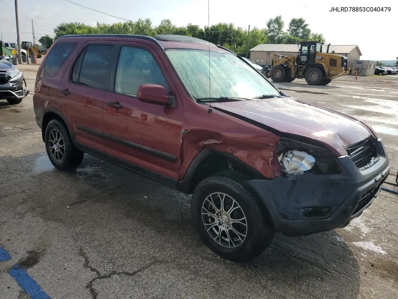 2003 Honda Cr-V Ex VIN: JHLRD78853C040479 Lot: 61723725