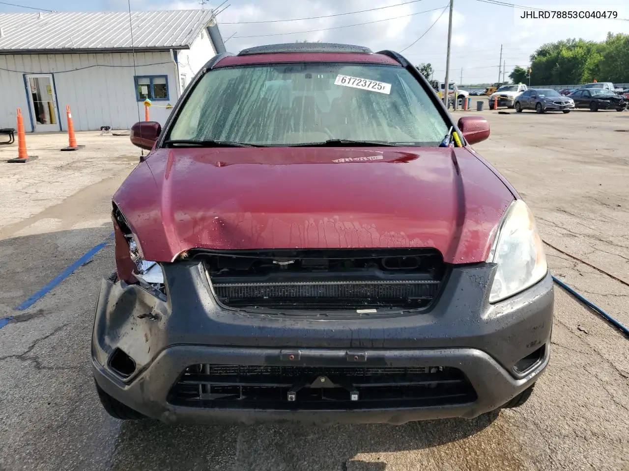 2003 Honda Cr-V Ex VIN: JHLRD78853C040479 Lot: 61723725