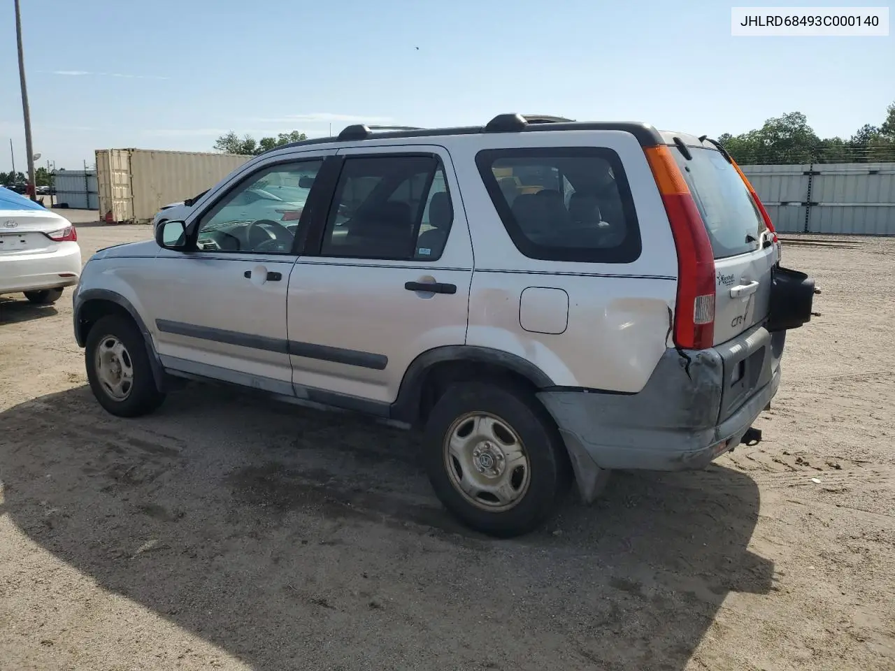 2003 Honda Cr-V Lx VIN: JHLRD68493C000140 Lot: 61924265