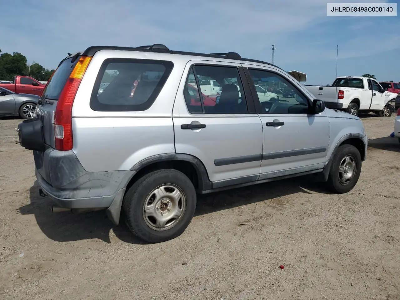 2003 Honda Cr-V Lx VIN: JHLRD68493C000140 Lot: 61924265