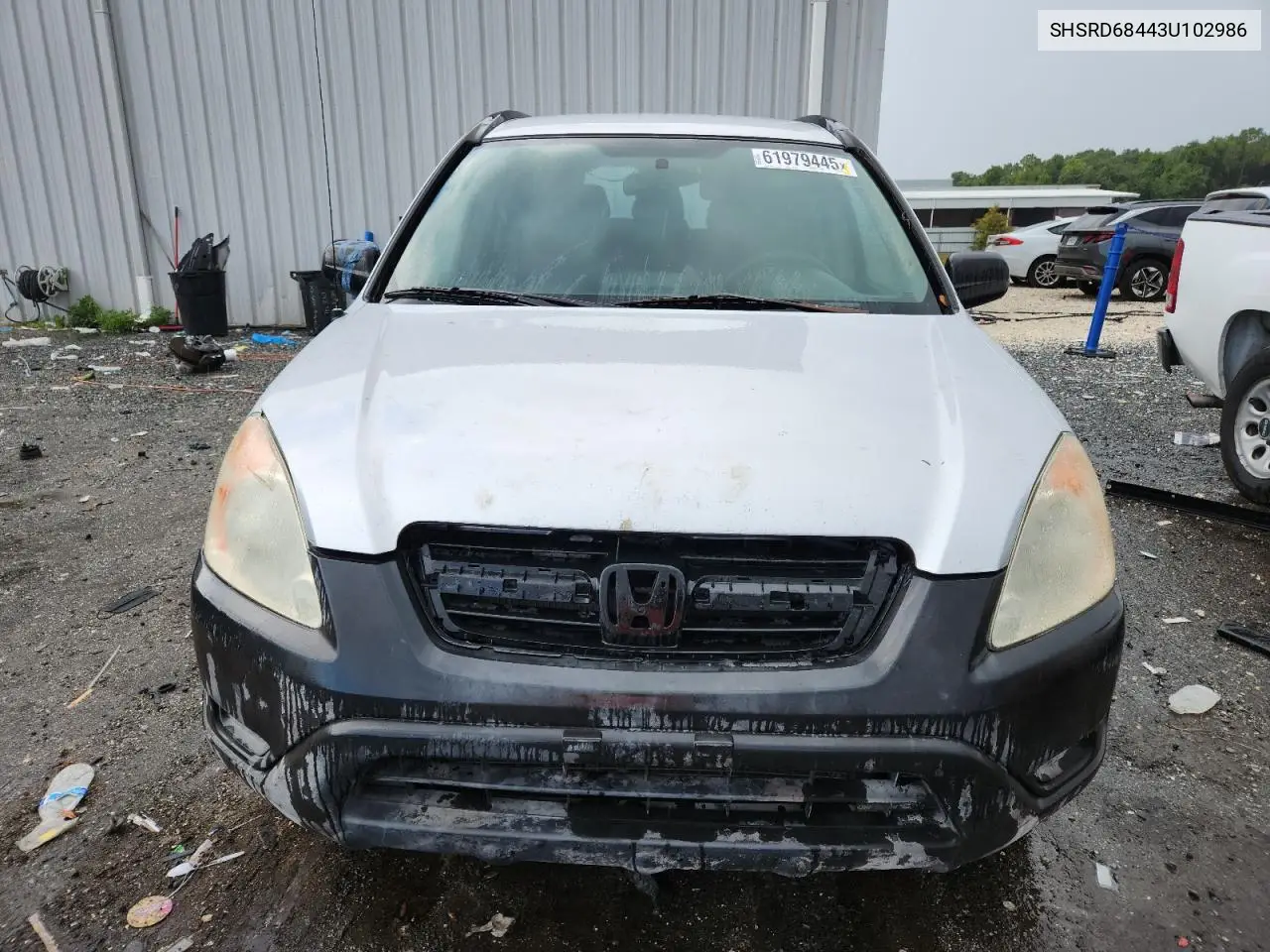 2003 Honda Cr-V Lx VIN: SHSRD68443U102986 Lot: 61979445