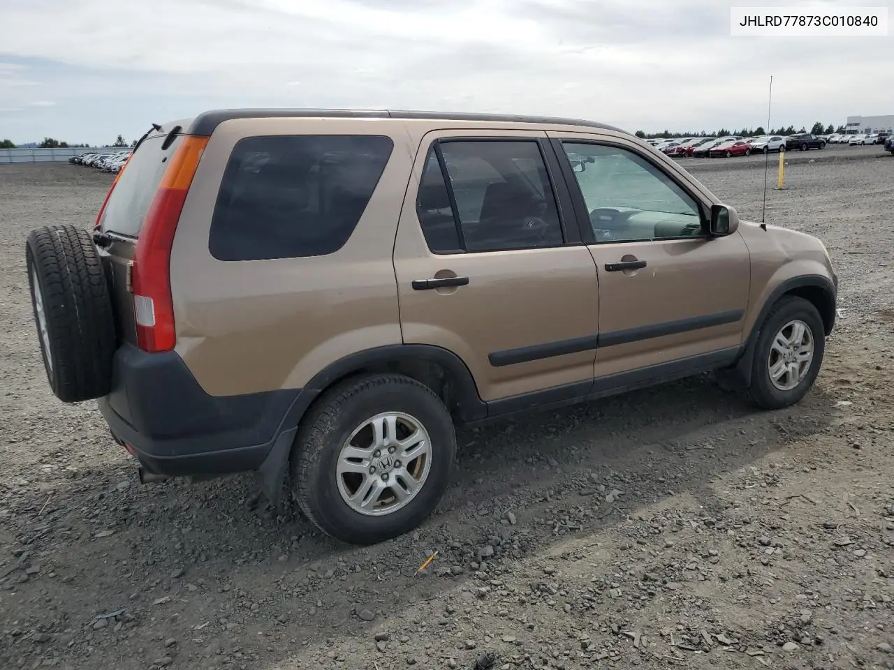 2003 Honda Cr-V Ex VIN: JHLRD77873C010840 Lot: 62418445