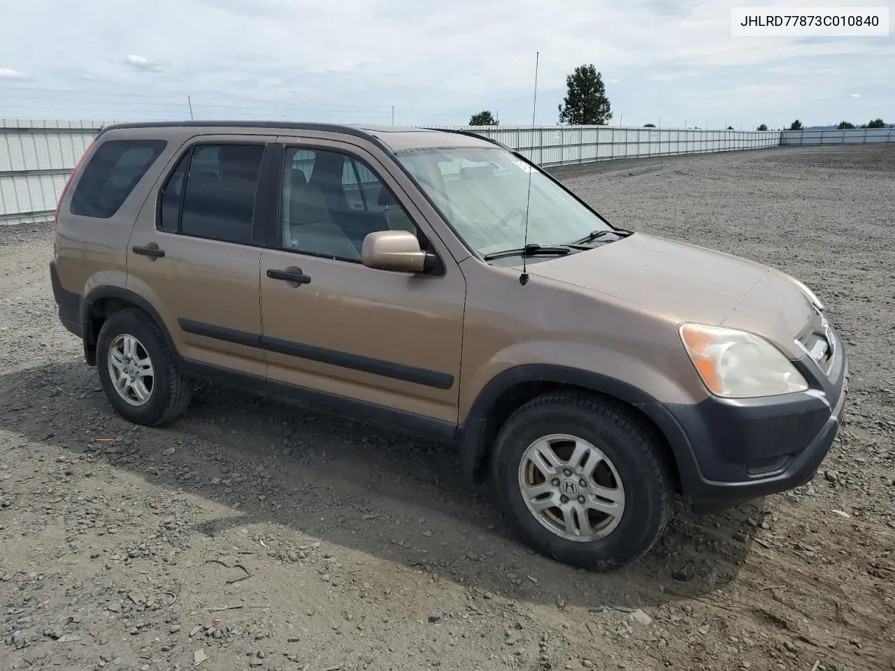 2003 Honda Cr-V Ex VIN: JHLRD77873C010840 Lot: 62418445