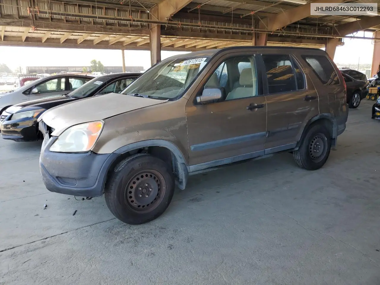 2003 Honda Cr-V Lx VIN: JHLRD68463C012293 Lot: 62612915