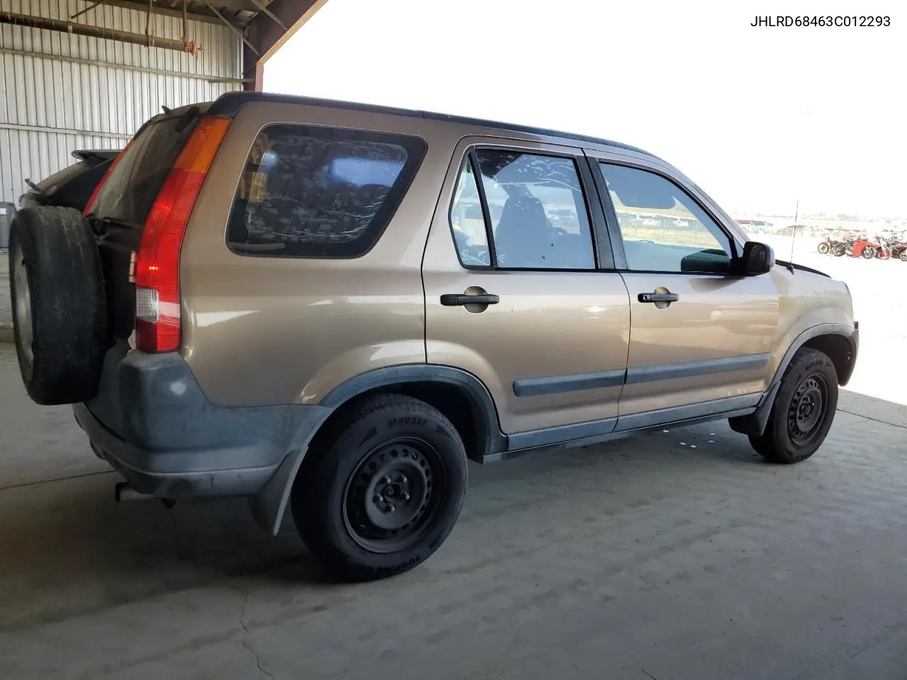 2003 Honda Cr-V Lx VIN: JHLRD68463C012293 Lot: 62612915