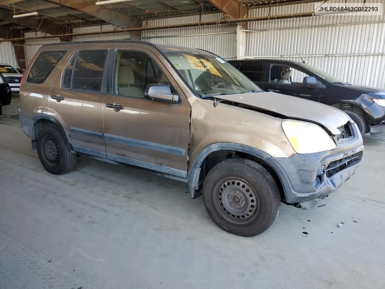 2003 Honda Cr-V Lx VIN: JHLRD68463C012293 Lot: 62612915