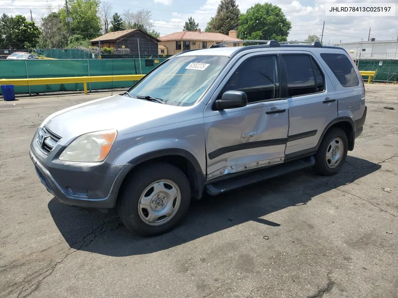 2003 Honda Cr-V Lx VIN: JHLRD78413C025197 Lot: 62852275
