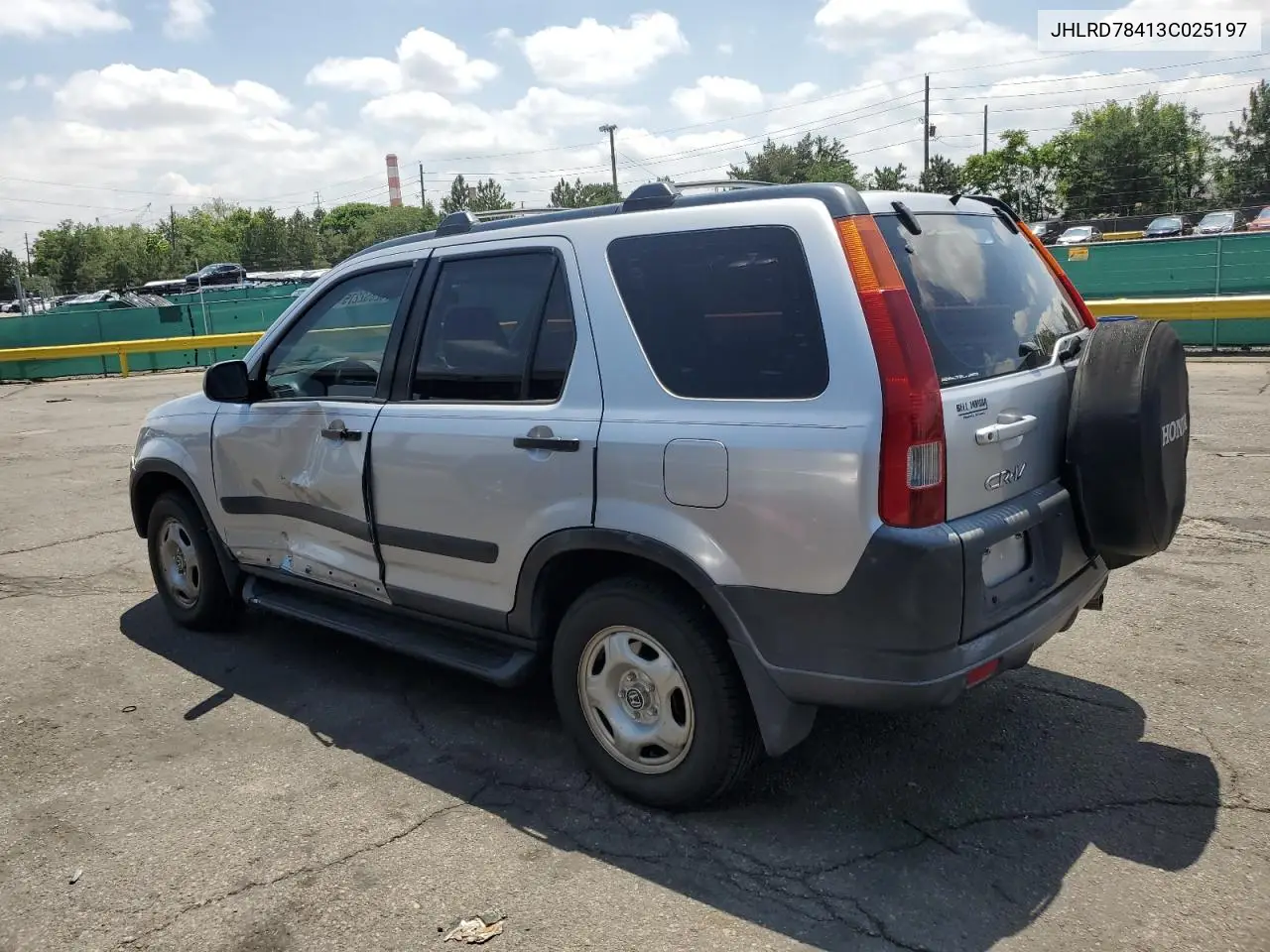 2003 Honda Cr-V Lx VIN: JHLRD78413C025197 Lot: 62852275
