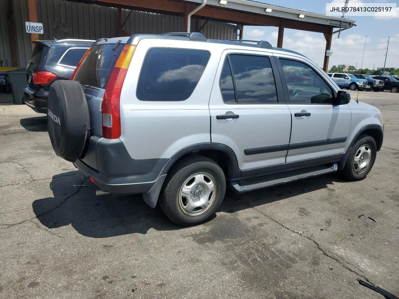 2003 Honda Cr-V Lx VIN: JHLRD78413C025197 Lot: 62852275