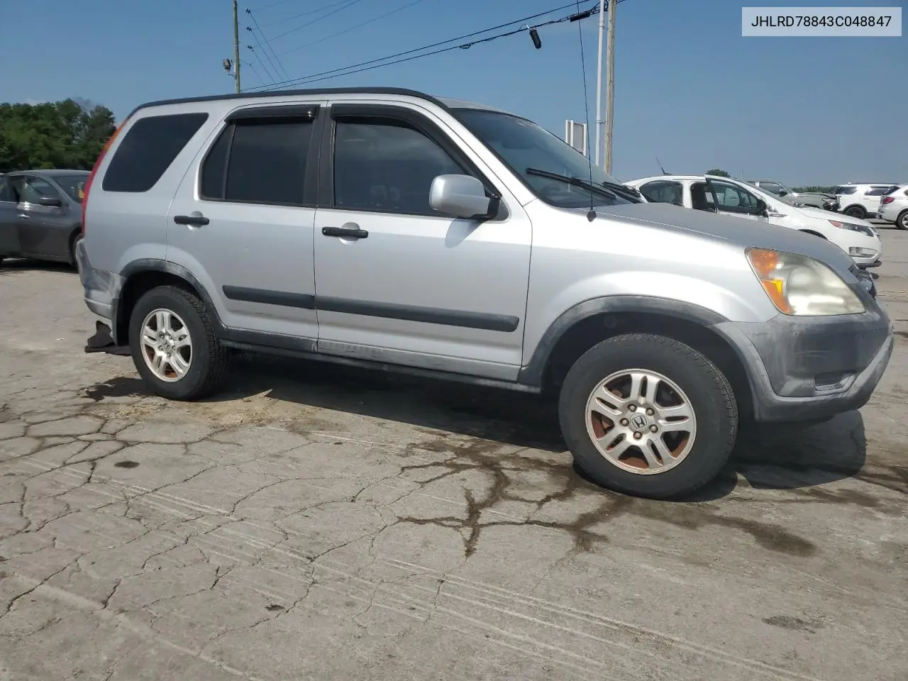 2003 Honda Cr-V Ex VIN: JHLRD78843C048847 Lot: 62949975