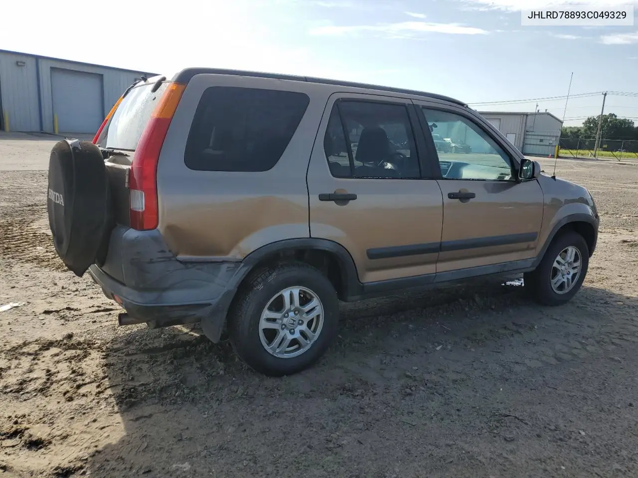 2003 Honda Cr-V Ex VIN: JHLRD78893C049329 Lot: 63122005