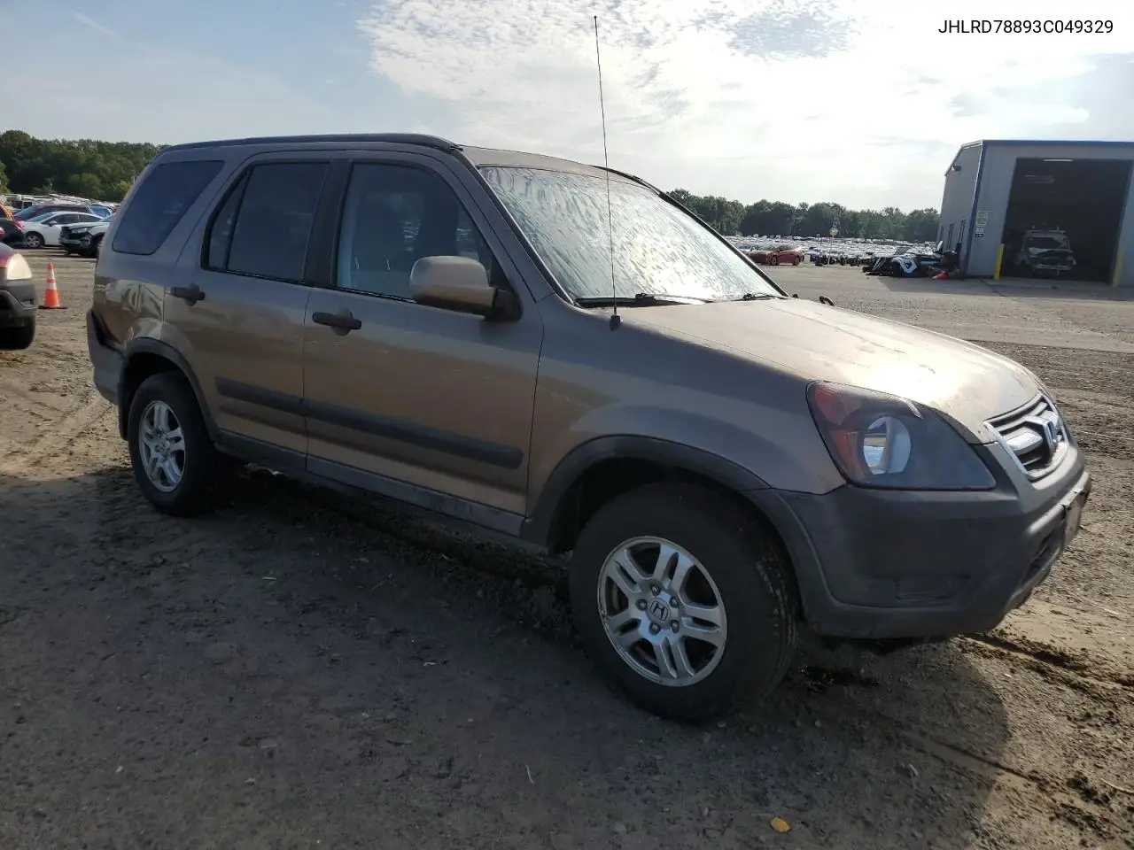 2003 Honda Cr-V Ex VIN: JHLRD78893C049329 Lot: 63122005